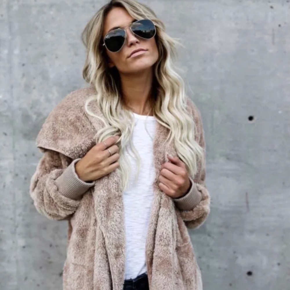 Sherpa hoodie